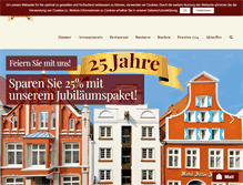 Tablet Screenshot of hotel-alter-speicher.de